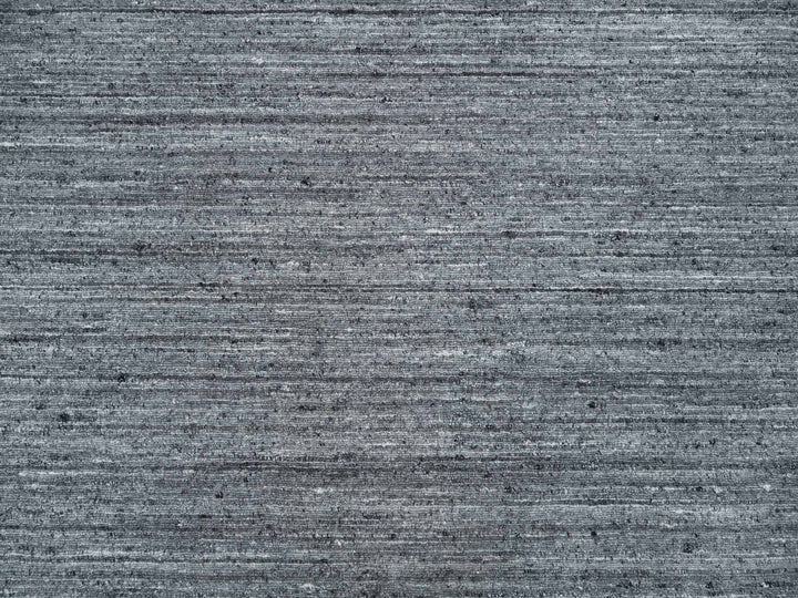 8'1" x 8'0" New Hand Loomed Grey Wool Square Oriental Rug - MOA10265416