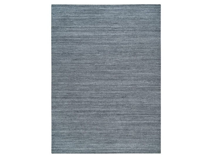 10'3" x 14'0" New Hand Loomed Grey Wool Rectangle Oriental Rug - MOA10265421