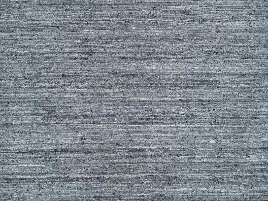 10'3" x 14'0" New Hand Loomed Grey Wool Rectangle Oriental Rug - MOA10265421