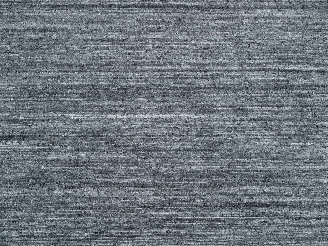 12'0" x 12'0" New Hand Loomed Grey Wool Square Oriental Rug - MOA10265424