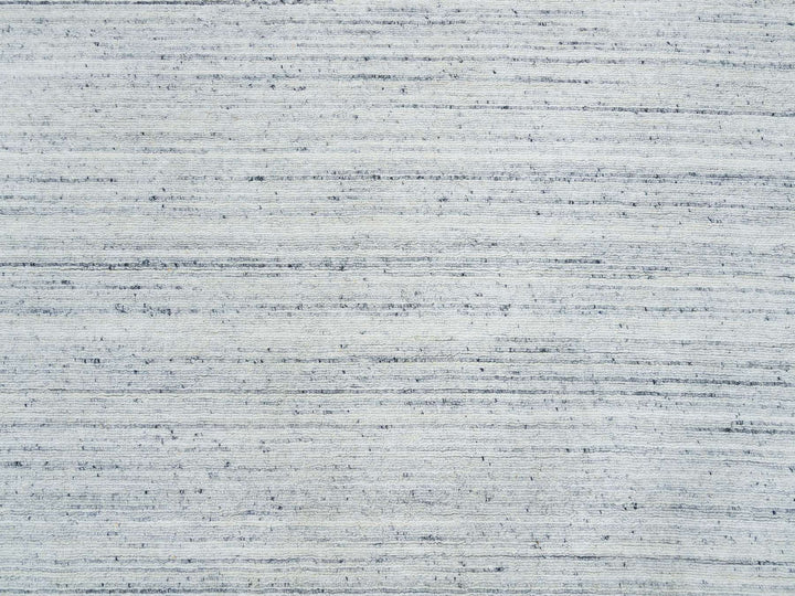 10'0" x 10'0" New Hand Loomed Ivory Wool Round Oriental Rug - MOA10265431