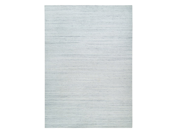 10'1" x 14'1" New Hand Loomed Ivory Wool Rectangle Oriental Rug - MOA10265451