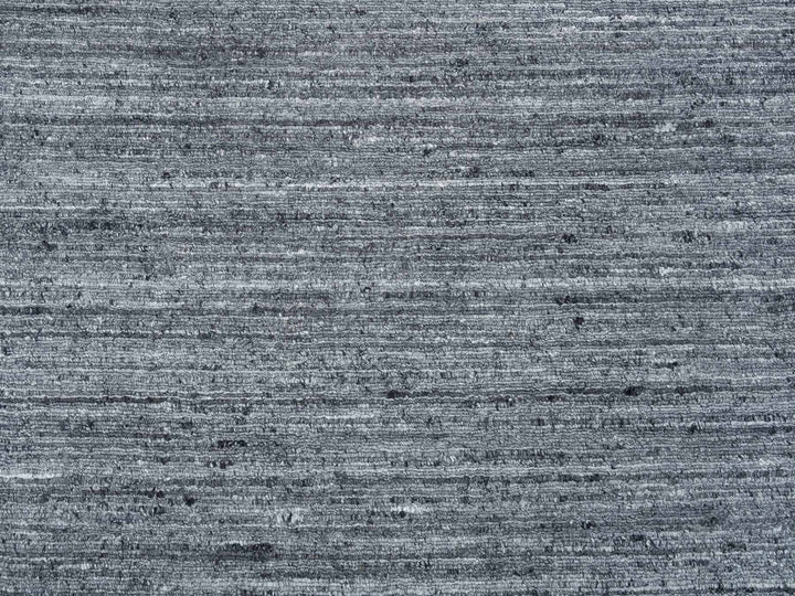 10'0" x 10'0" New Hand Loomed Grey Wool Round Oriental Rug - MOA10265564