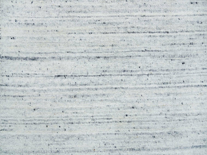 2'5" x 15'9" New Hand Loomed Ivory Wool Runner Oriental Rug - MOA10265571