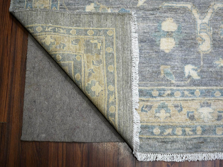 12'0" x 14'6" New Hand Knotted Grey Wool Rectangle Oriental Rug - MOA10271597