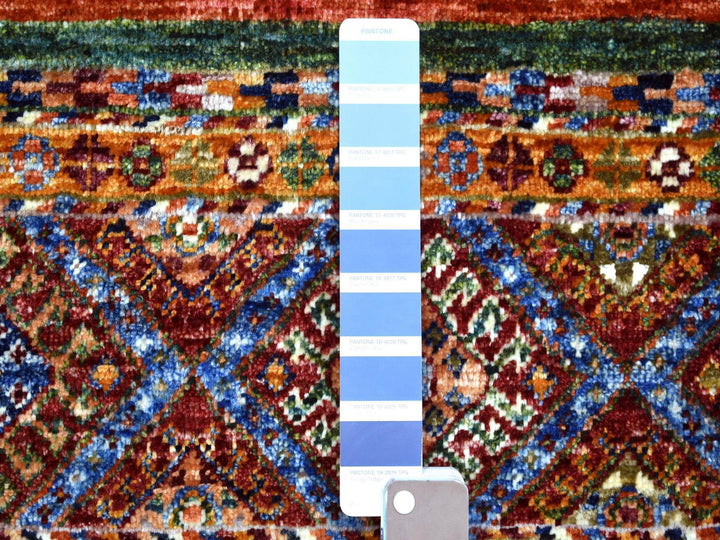 2'0" x 3'2" New Hand Knotted Multicolored Wool Rectangle Oriental Rug - MOA10271664