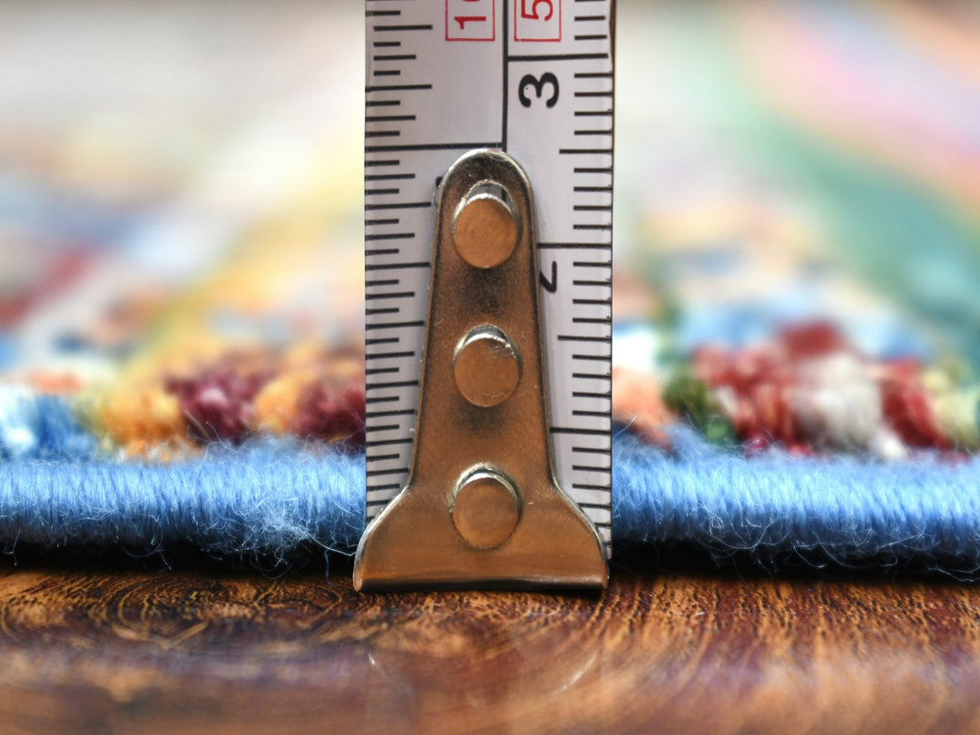 2'0" x 3'2" New Hand Knotted Multicolored Wool Rectangle Oriental Rug - MOA10271664