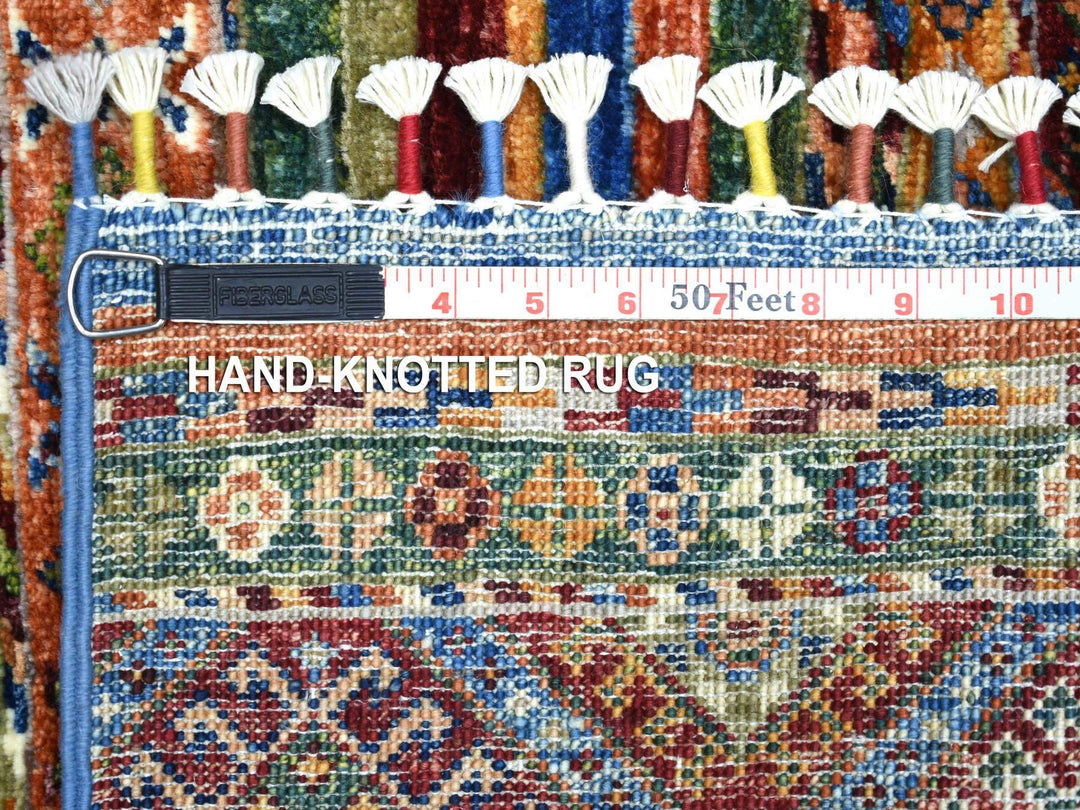 2'0" x 3'2" New Hand Knotted Multicolored Wool Rectangle Oriental Rug - MOA10271664