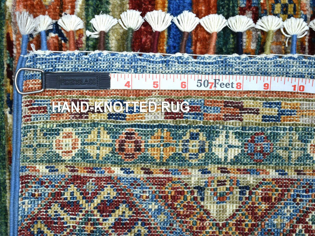 2'0" x 3'2" New Hand Knotted Multicolored Wool Rectangle Oriental Rug - MOA10271668
