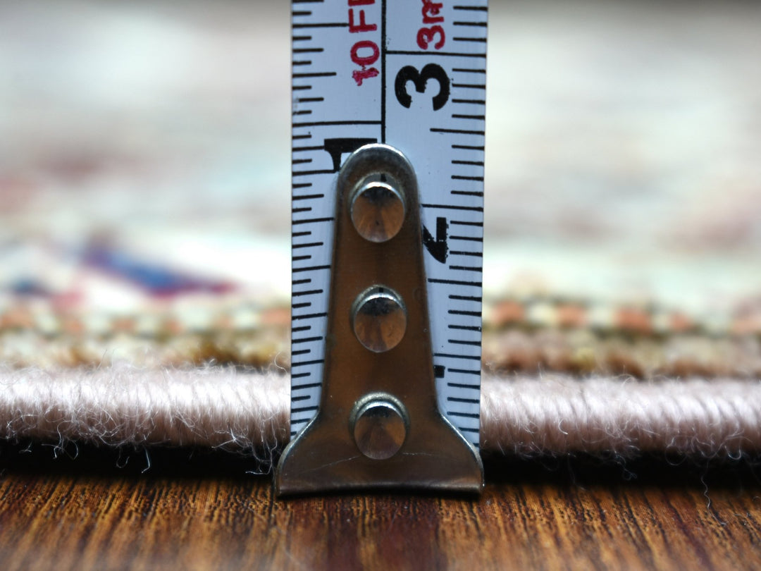 2'8" x 8'6" New Hand Knotted Brown Wool Runner Oriental Rug - MOA10272124