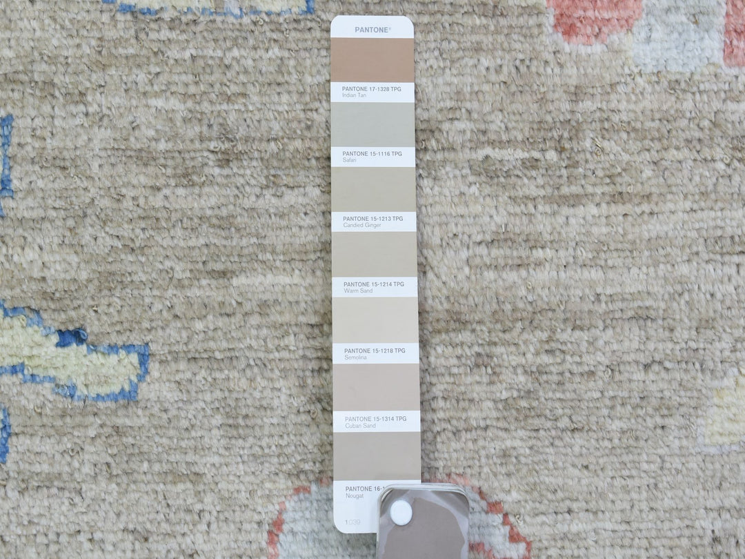 12'0" x 17'6" New Hand Knotted Brown Wool Rectangle Oriental Rug - MOA10272646