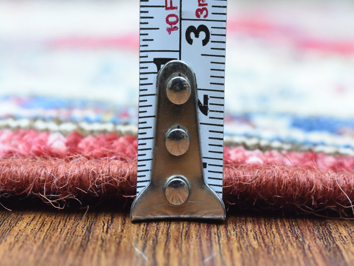 3'0" x 11'0" New Hand Knotted Red Wool Runner Oriental Rug - MOA10272908