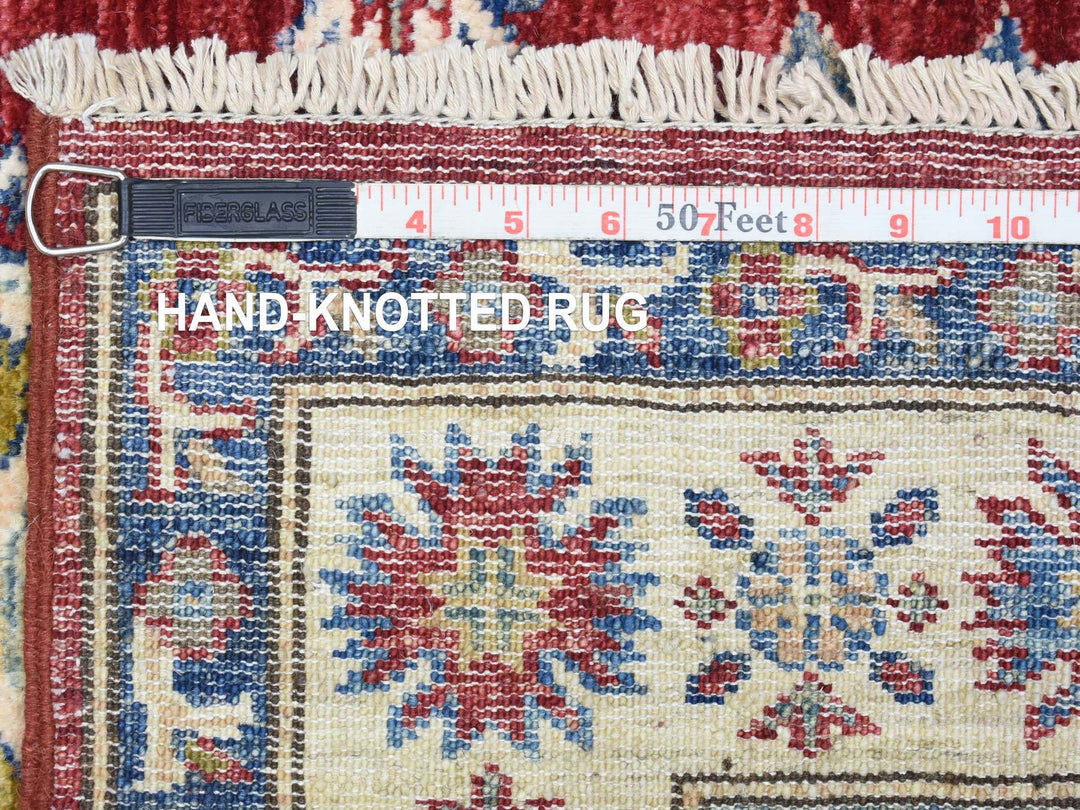 3'0" x 11'0" New Hand Knotted Red Wool Runner Oriental Rug - MOA10272908