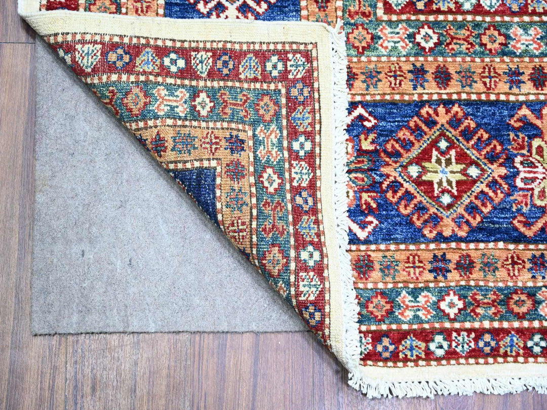 8'4" x 11'5" New Hand Knotted Ivory Wool Rectangle Oriental Rug - MOA10274547