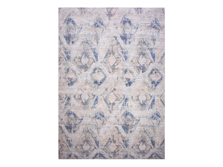 12'1" x 15'2" New Hand Knotted Ivory Wool & Silk Rectangle Oriental Rug - MOA10275012