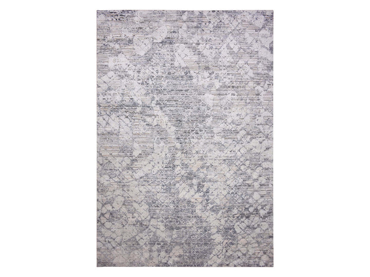 11'9" x 15'3" New Hand Knotted Grey Wool & Silk Rectangle Oriental Rug - MOA10275013