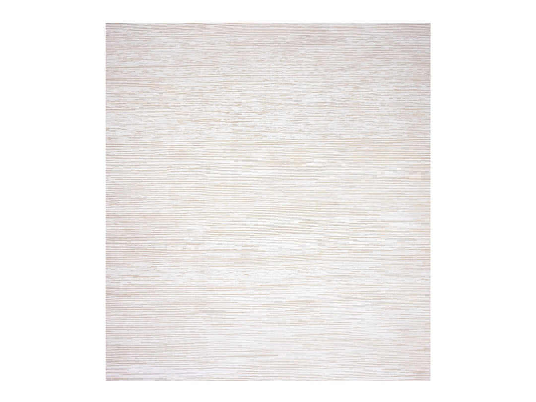 11'10" x 11'10" New Hand Knotted Ivory Wool & Silk Square Oriental Rug - MOA10275016