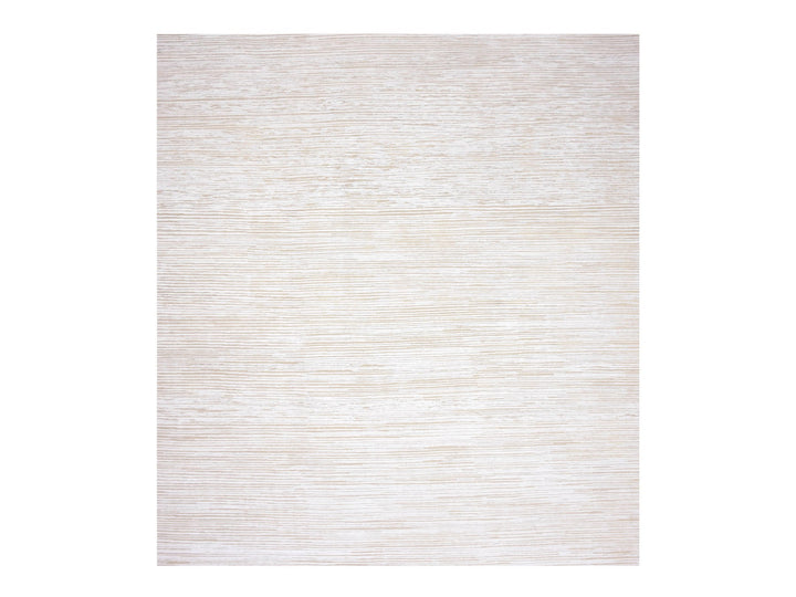 11'10" x 11'10" New Hand Knotted Ivory Wool & Silk Square Oriental Rug - MOA10275016