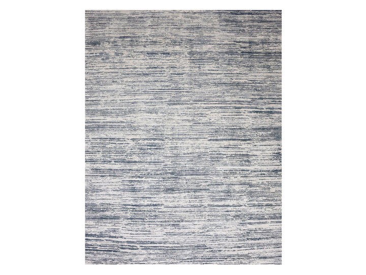 11'7" x 14'10" New Hand Knotted Ivory Wool & Silk Rectangle Oriental Rug - MOA10275161