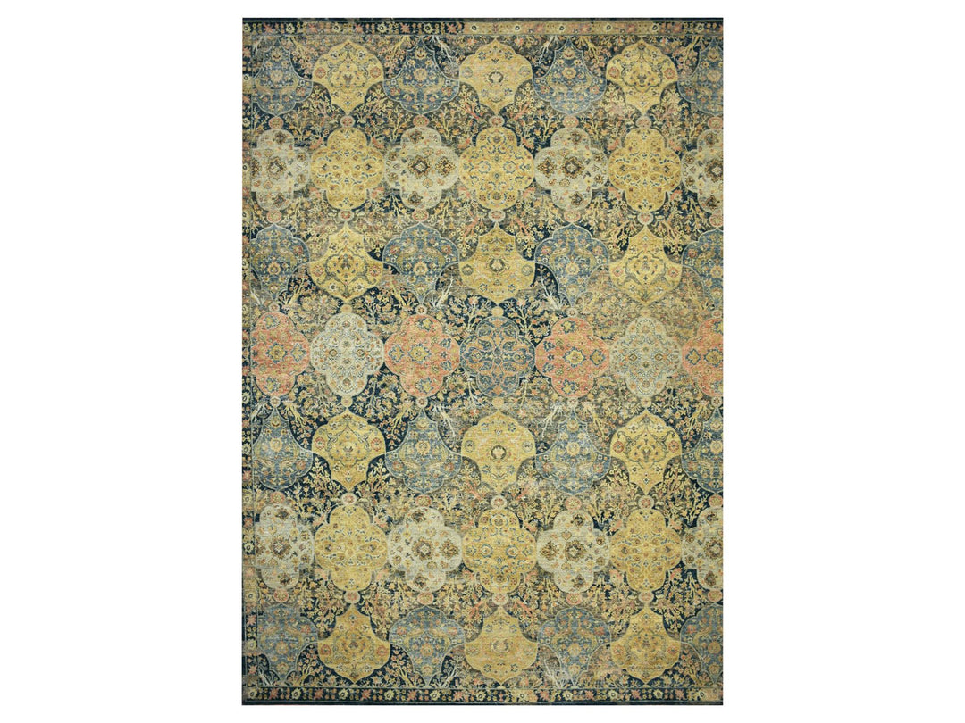 11'11" x 15'7" New Hand Knotted Black Wool Rectangle Oriental Rug - MOA10275560