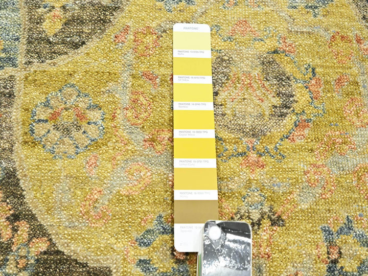 11'11" x 15'7" New Hand Knotted Black Wool Rectangle Oriental Rug - MOA10275560