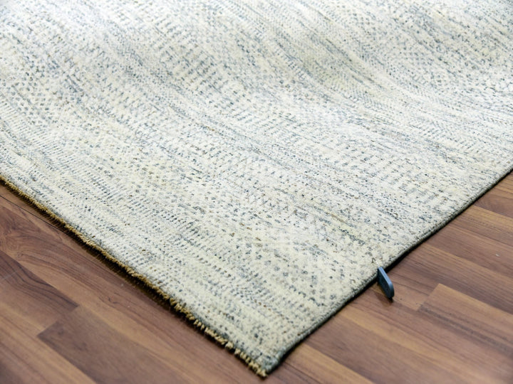 15'0" x 19'11" New Hand Knotted Ivory Wool Rectangle Oriental Rug - MOA10276004