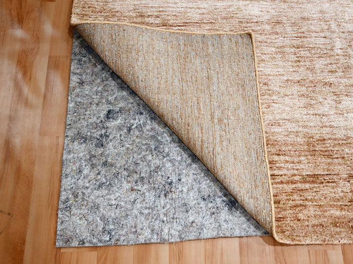 8'11" x 12'0" New Hand Knotted Brown Sari Silk Rectangle Oriental Rug - MOA10276073