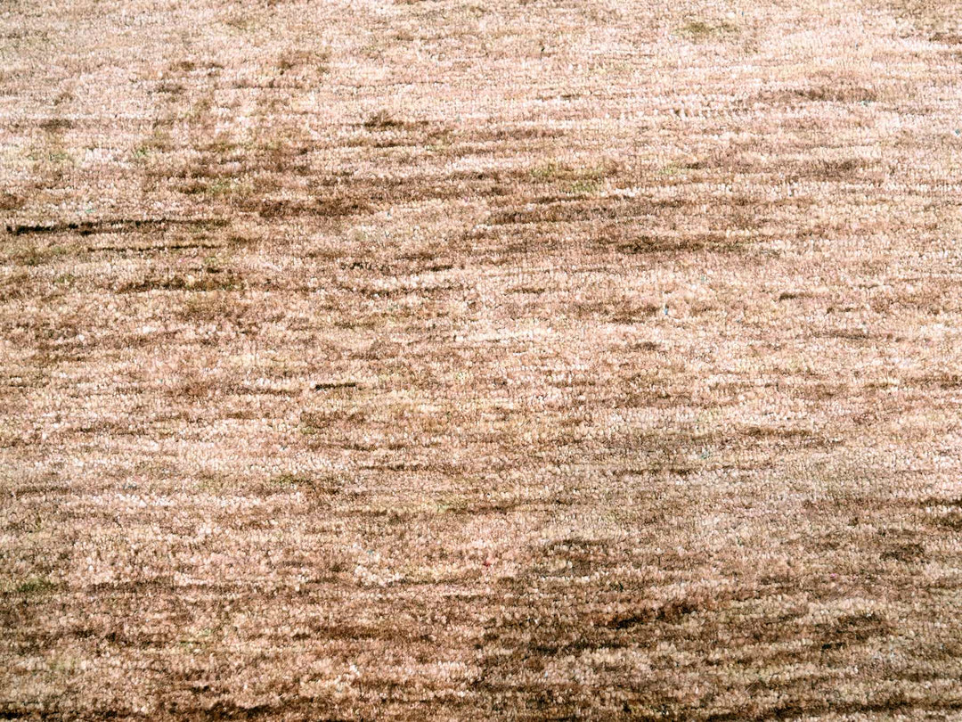 8'11" x 12'0" New Hand Knotted Brown Sari Silk Rectangle Oriental Rug - MOA10276073