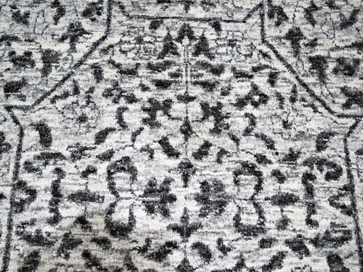 14'11" x 20'0" New Hand Knotted Ivory Wool Rectangle Oriental Rug - MOA10276119