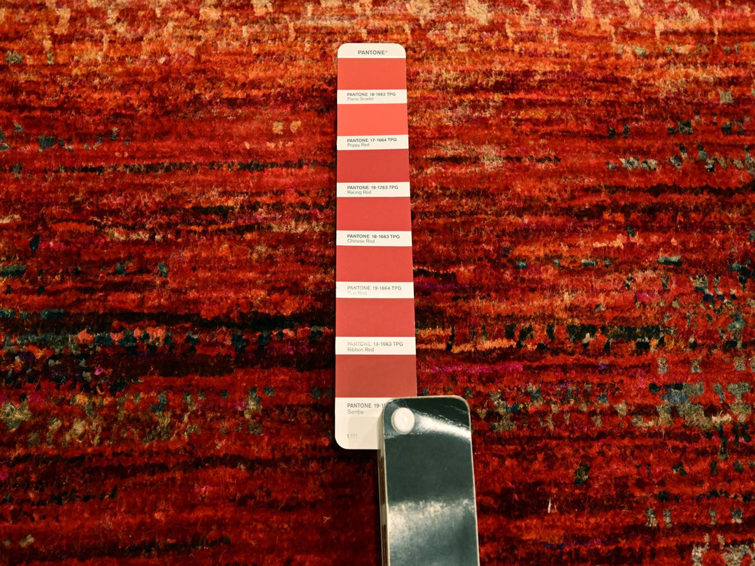 9'10" x 14'1" New Hand Knotted Yellow Sari Silk Rectangle Oriental Rug - MOA10276172