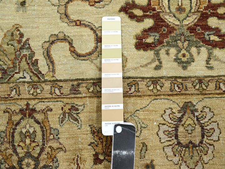 5'5" x 8'4" New Hand Knotted Ivory Wool Rectangle Oriental Rug - MOA10276365