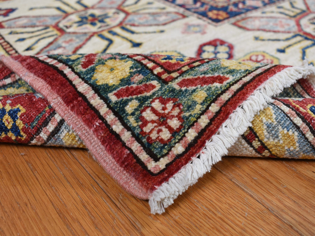 9'0" x 12'0" New Hand Knotted Red Wool Rectangle Oriental Rug - MOA10278082