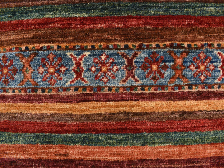 2'10" x 7'10" New Hand Knotted Red Wool Runner Oriental Rug - MOA10278243