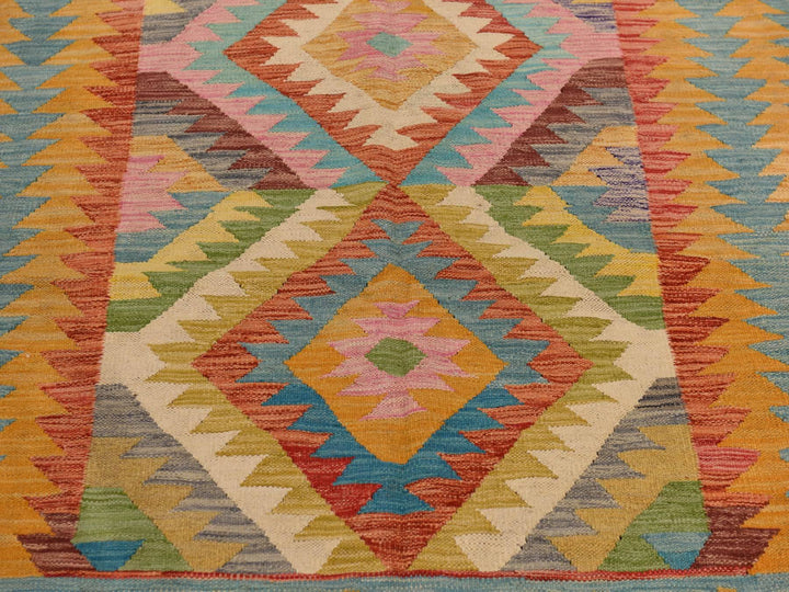 8'3" x 11'2" New Hand Woven Green Wool Rectangle Oriental Rug - MOA10278345