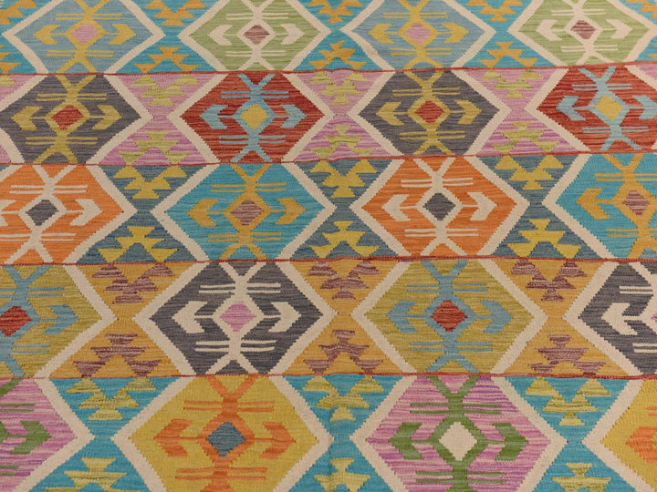 8'4" x 10'10" New Hand Woven Ivory Wool Rectangle Oriental Rug - MOA10278346