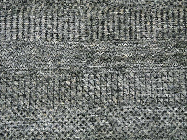 12'1" x 18'2" New Hand Knotted Grey Wool Rectangle Oriental Rug - MOA10279450