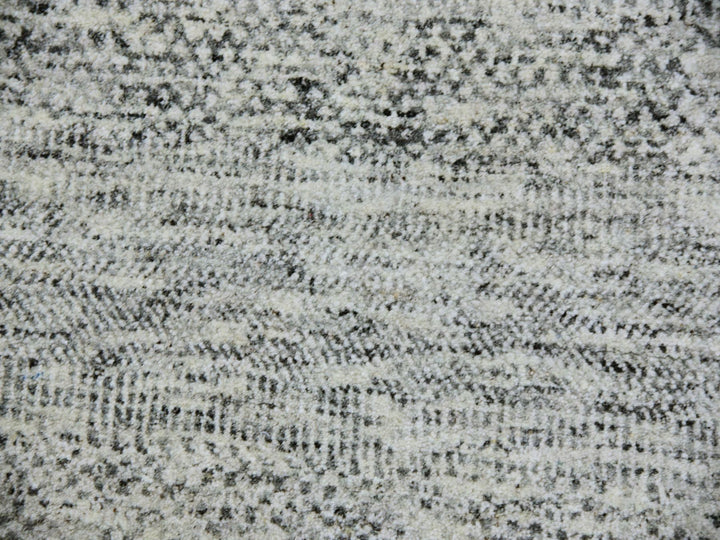 13'11" x 18'0" New Hand Knotted Grey Wool Rectangle Oriental Rug - MOA10279510