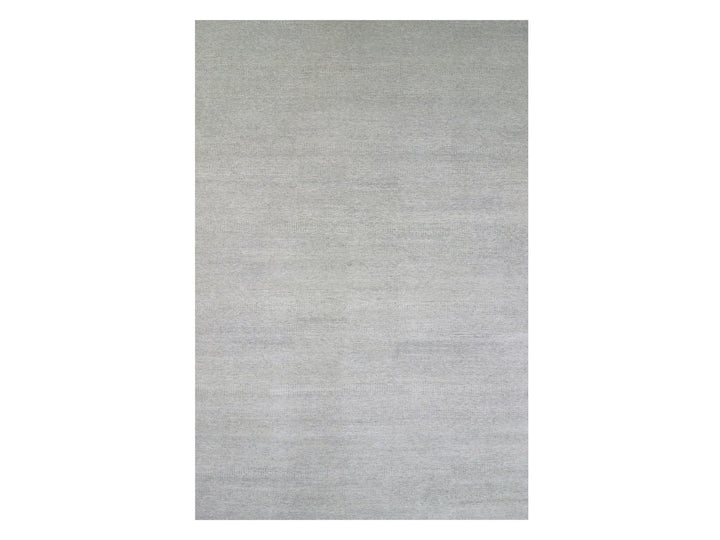 14'0" x 18'3" New Hand Knotted Grey Wool Rectangle Oriental Rug - MOA10279711