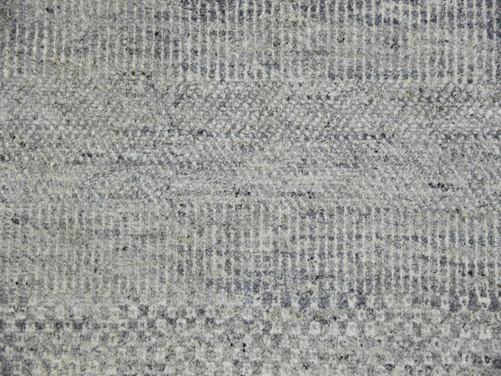 14'0" x 18'3" New Hand Knotted Grey Wool Rectangle Oriental Rug - MOA10279711