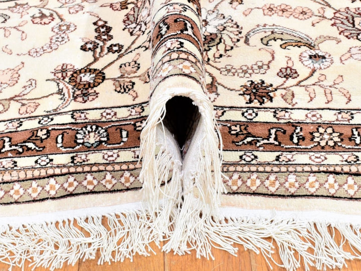 12'0" x 18'4" New Hand Knotted Red Silk & Cotton Blend Rectangle Oriental Rug - MOA10280231