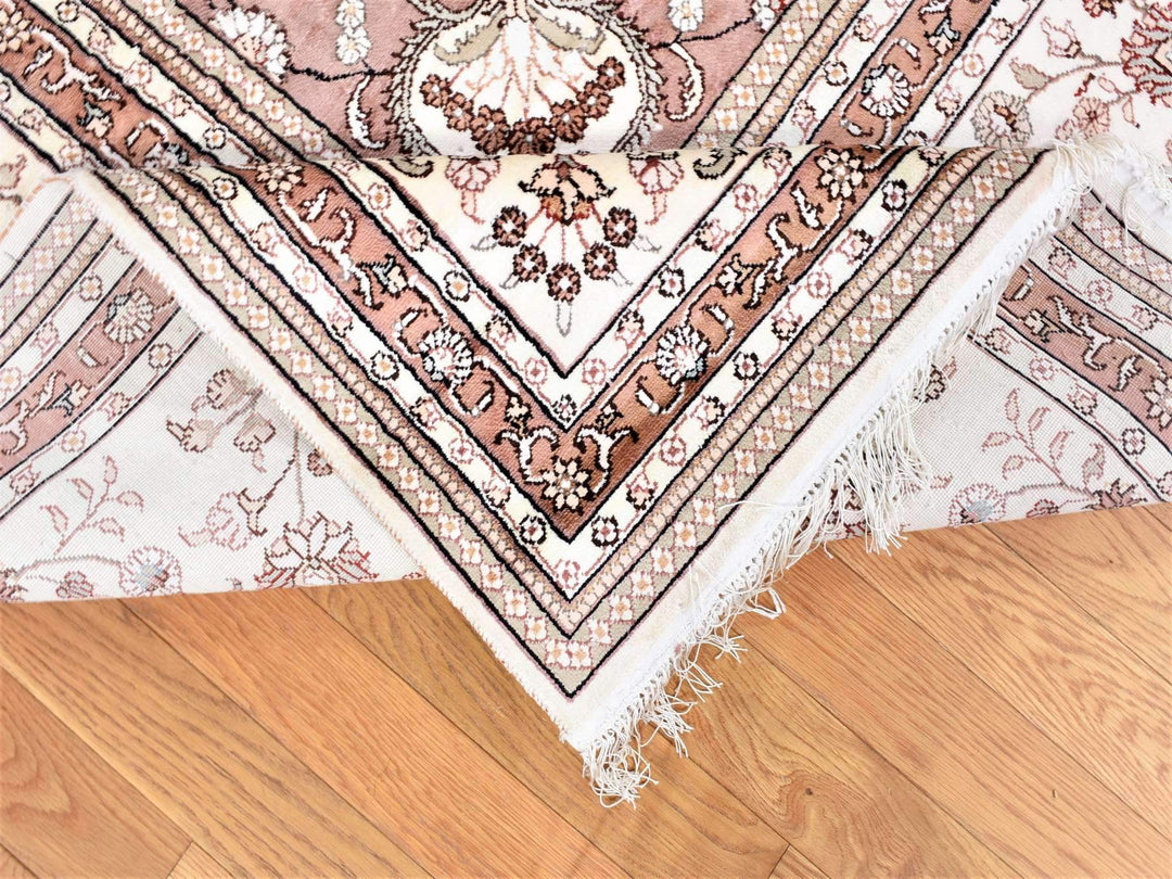 12'0" x 18'4" New Hand Knotted Red Silk & Cotton Blend Rectangle Oriental Rug - MOA10280231