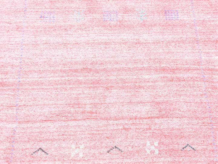 2'6" x 17'10" New Hand Loomed Pink Wool & Art Silk Runner Oriental Rug - MOA10280238