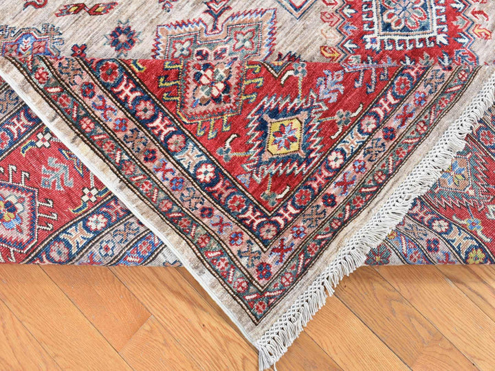 8'4" x 10'2" New Hand Knotted Beige Wool Rectangle Oriental Rug - MOA10280323