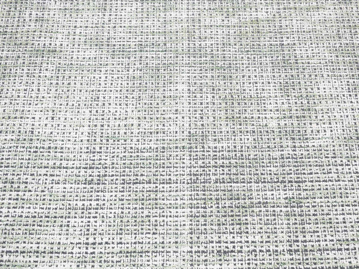 9'1" x 12'1" New Hand Loomed Green Wool & Silk Rectangle Oriental Rug - MOA10280812