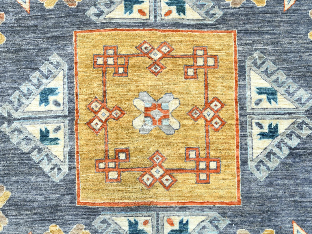 10'0" x 13'7" New Hand Knotted Grey Wool Rectangle Oriental Rug - MOA10282032