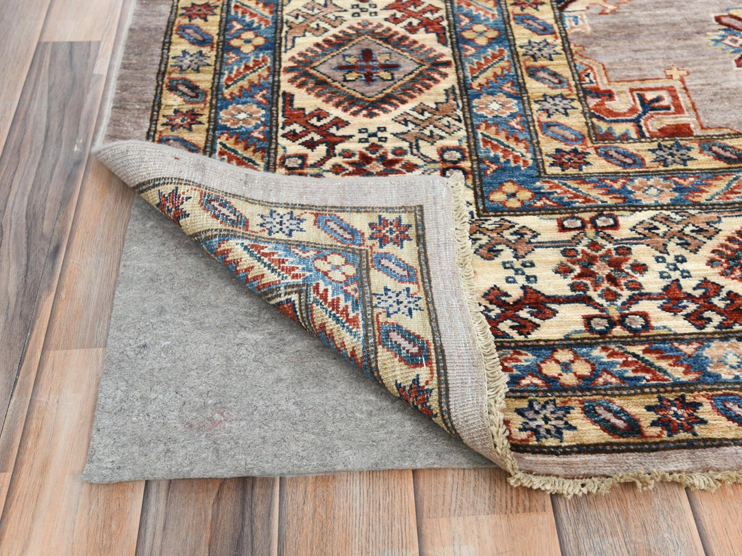 9'5" x 9'9" New Hand Knotted Pink Wool Square Oriental Rug - MOA10282319