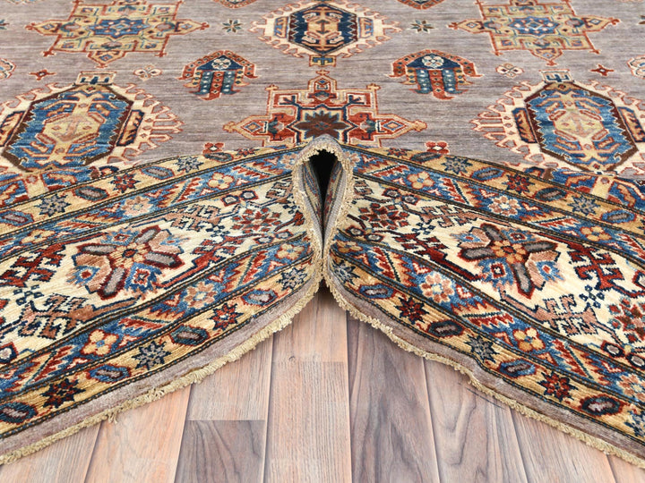 9'5" x 9'9" New Hand Knotted Pink Wool Square Oriental Rug - MOA10282319