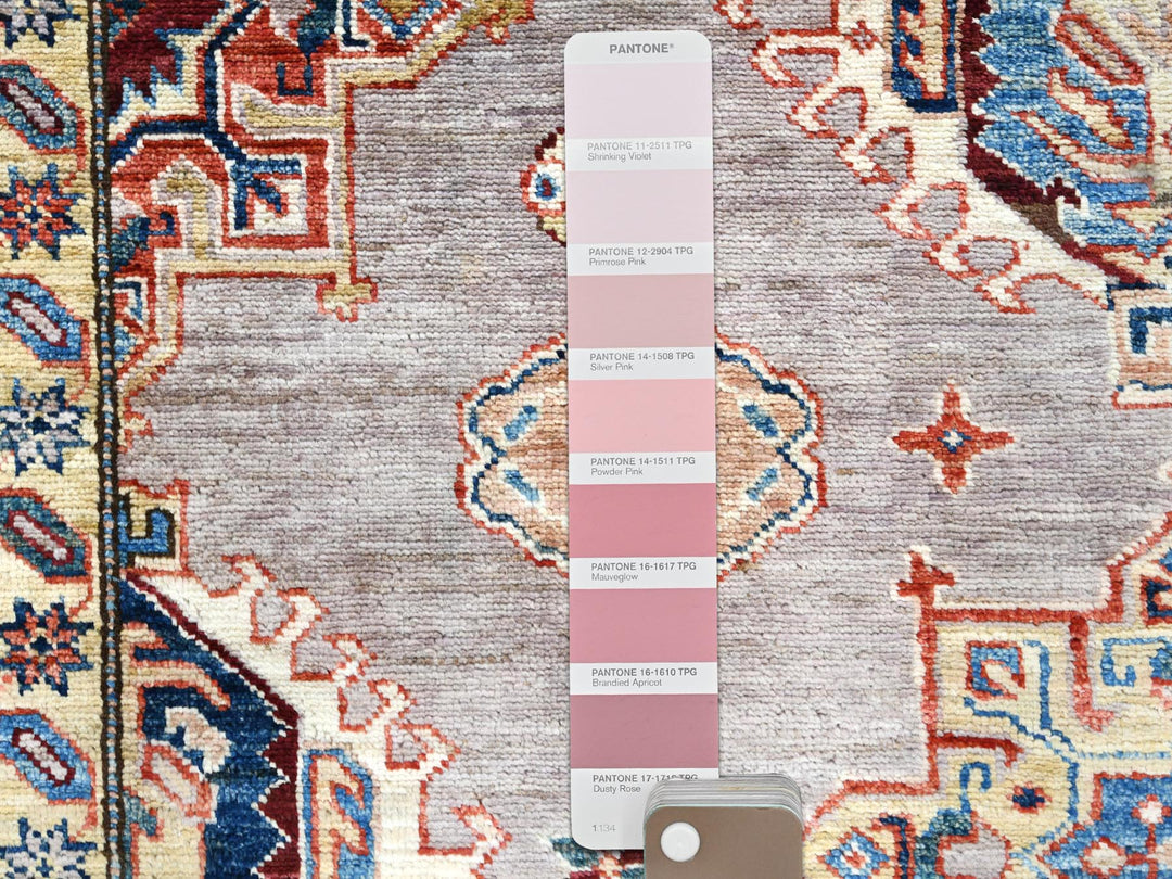 9'5" x 9'9" New Hand Knotted Pink Wool Square Oriental Rug - MOA10282319