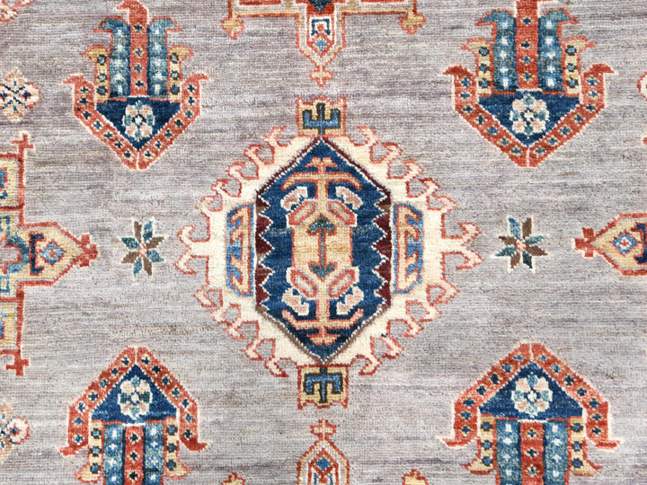 9'5" x 9'9" New Hand Knotted Pink Wool Square Oriental Rug - MOA10282319