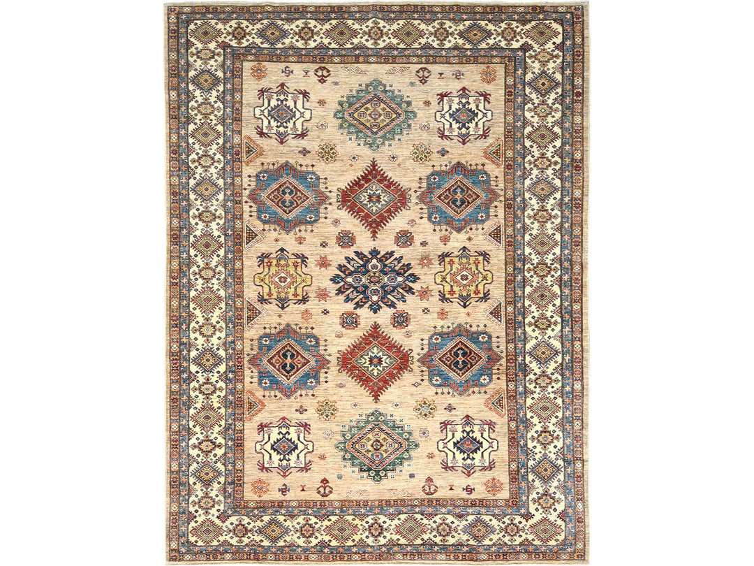 9'0" x 12'0" New Hand Knotted Brown Wool Rectangle Oriental Rug - MOA10282326